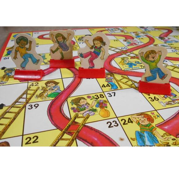 Vintage 1978 Chutes and Ladders Milton Bradley #4555 Complete - Picture 6 of 14